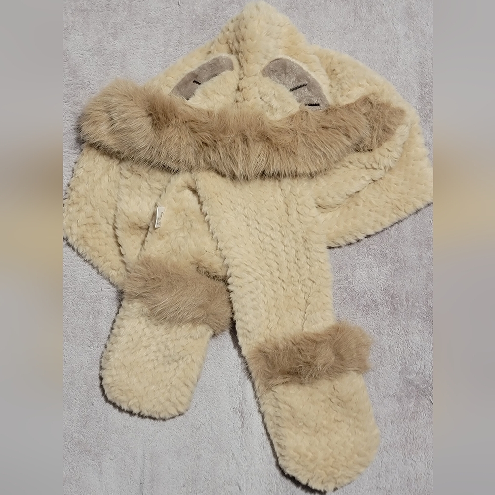 Fox Ears 2-in-1 Hat and Scarf